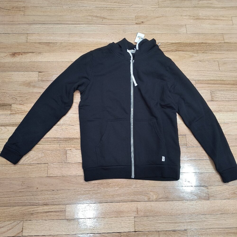 NWT Marine Layer Afternoon Zip Hoodie Black  - Size S